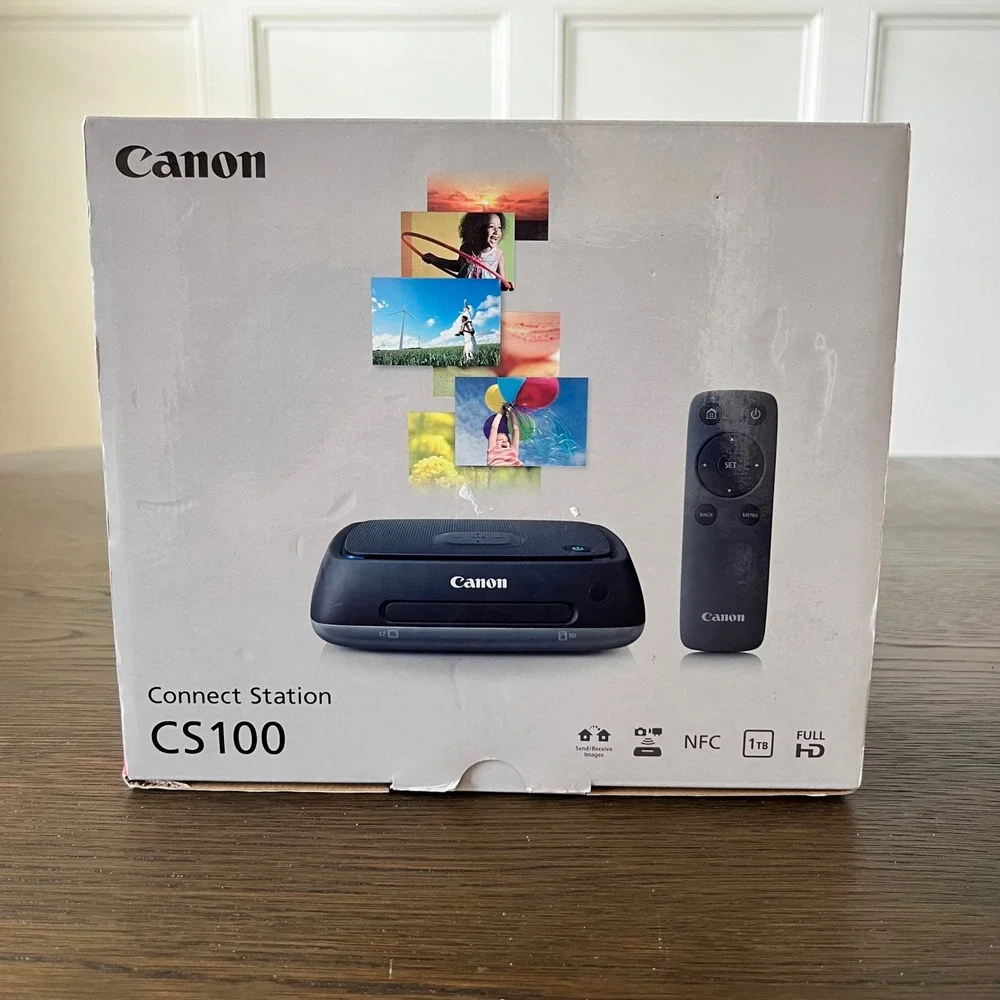Canon Connect Station CS100 1TB Media Storage Hub NFC WiFi Full HD 9899B002AA